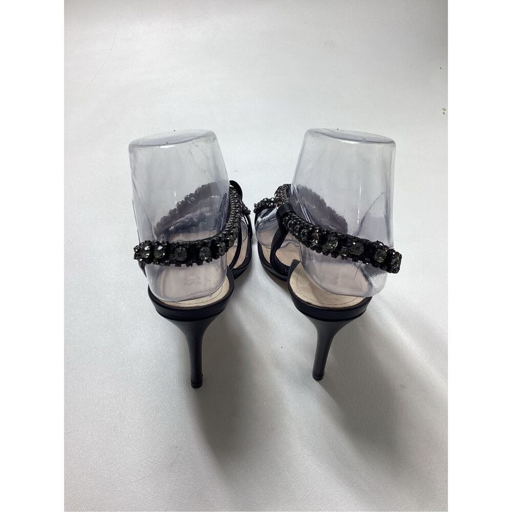 SCHUTZ Black Jeweled Strappy Heels - Picture 6 of 15